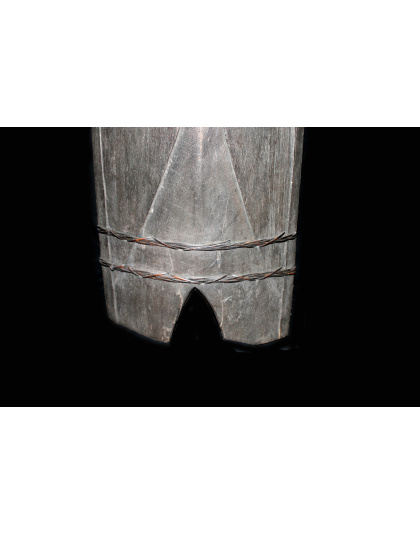 PHILIPPINES BONTOC IGOROT HEADHUNTER WOODEN SHIELD &quot;KALASAG&quot; Headhunting weapon