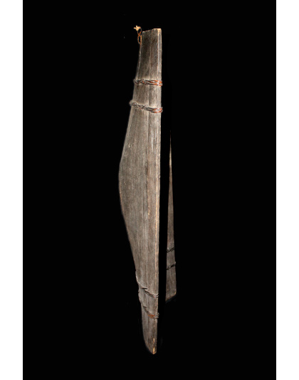 PHILIPPINES BONTOC IGOROT HEADHUNTER WOODEN SHIELD &quot;KALASAG&quot; Headhunting weapon