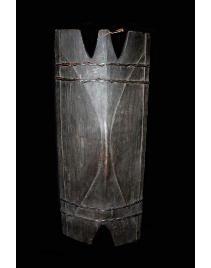 PHILIPPINES BONTOC IGOROT HEADHUNTER WOODEN SHIELD &quot;KALASAG&quot; Headhunting weapon